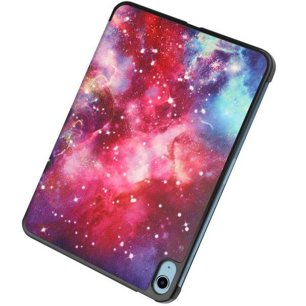 imoshion Coque tablette Design Trifold Apple iPad 11 (2025) 11 pouces A16 / iPad 10 (2022) 10.9 pouces - Space