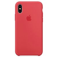 Apple Coque en silicone Apple iPhone X - Red Raspberry