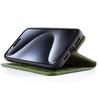 Wachikopa Étui de téléphone portefeuille Magic 2-in-1 iPhone 15 Pro - Forest Green