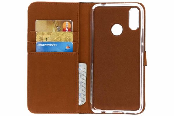 Coque silicone à rabat luxe Huawei P Smart Plus