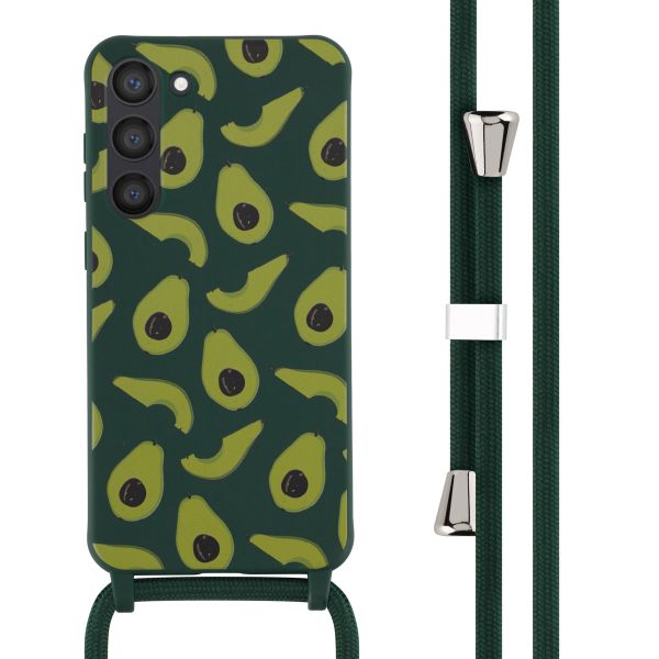 imoshion Coque design en silicone avec cordon Samsung Galaxy S23 Plus - Avocado Green