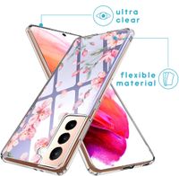 imoshion Coque Design Samsung Galaxy S21 FE - Fleur - Rose