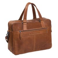 The Chesterfield Brand Sac ordinateur 17 pouces Misha - Cuir véritable - Cognac