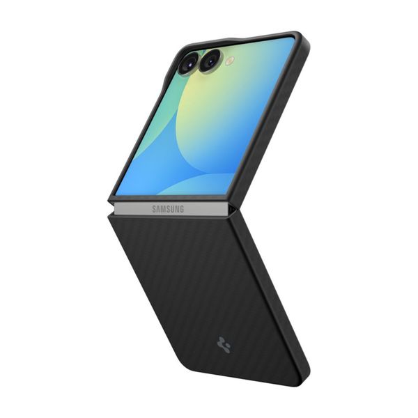 Spigen Coque AirSkin Samsung Galaxy Z Flip 7 - Aramid Black