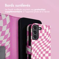 imoshion Étui de télephone portefeuille Design Samsung Galaxy S21 - Retro Pink