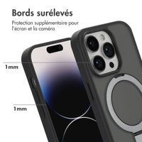 Accezz Coque Ring Stand avec MagSafe Apple iPhone 14 Pro - Noir