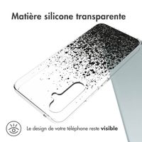 imoshion Coque Design Samsung Galaxy A54 (5G) - Eclaboussures - Noir