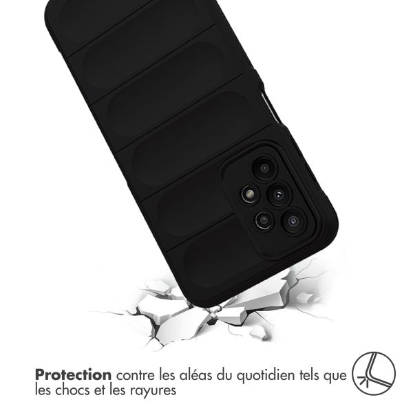 imoshion Coque arrière EasyGrip Samsung Galaxy A23 (5G) - Noir