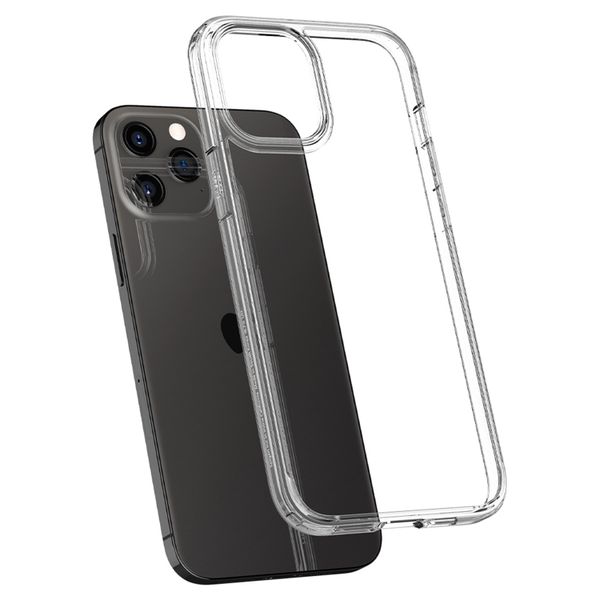 Spigen Coque Ultra Hybrid Apple iPhone 12 (Pro) - Transparent