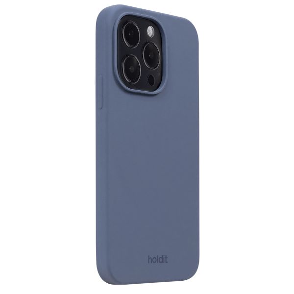 Holdit Coque Silicone Apple iPhone 14 Pro - Pacific Blue