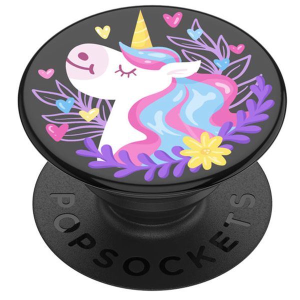 PopSockets PopGrip - Amovible - Unicorn Day Dreams Black Gloss