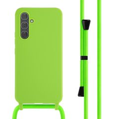 imoshion Coque en silicone avec cordon Samsung Galaxy A54 (5G) - Fluor Groen