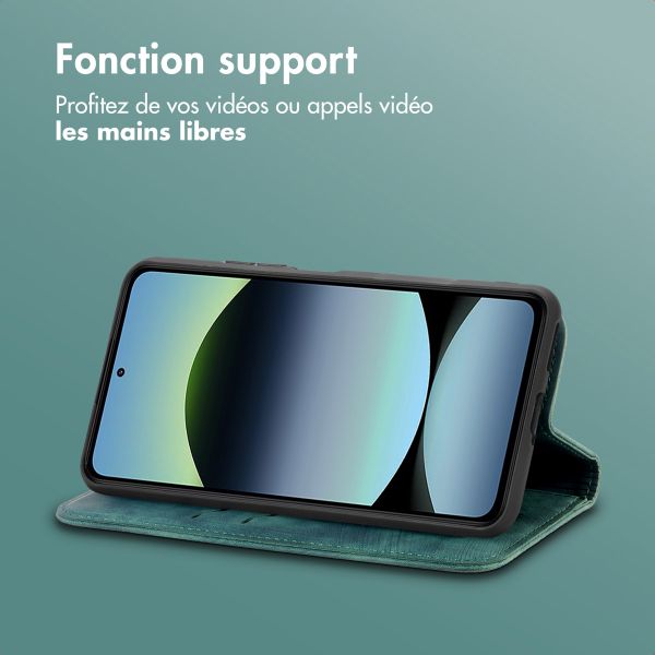 imoshion Étui de téléphone portefeuille Slim Xiaomi Redmi Note 14 (5G) - Vert