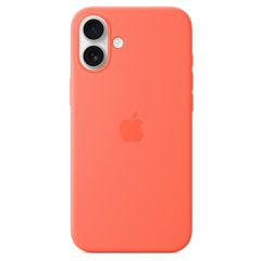 Apple Coque en silicone MagSafe iPhone 16 - Tangerine Orange