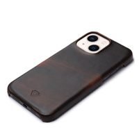 Wachikopa Coque Full Wrap iPhone 13 - Dark Brown