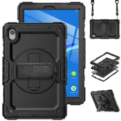 imoshion Coque tablette avec dragonne et bandoulière Lenovo M10 Plus / M10 FHD Plus - Noir