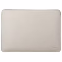 Accezz Leather Pochette ordinateur le Apple MacBook 15 pouces - Beige