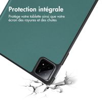 imoshion Coque tablette Trifold Xiaomi Pad 6S Pro 12.4 - Vert foncé