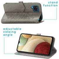 imoshion Etui de télephone Mandala Samsung Galaxy A12 - Gris