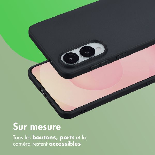 imoshion Coque Couleur Samsung Galaxy S25 Edge - Noir