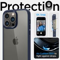 Spigen Coque Ultra Hybrid iPhone 14 Pro - Bleu foncé