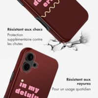 Selencia Coque arrière Vivid avec MagSafe Apple iPhone 16 - Delulu