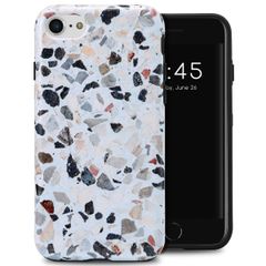 Selencia Coque arrière Vivid Tough iPhone SE (2022 / 2020) / 8 / 7 / 6(s) - Chic Terazzo