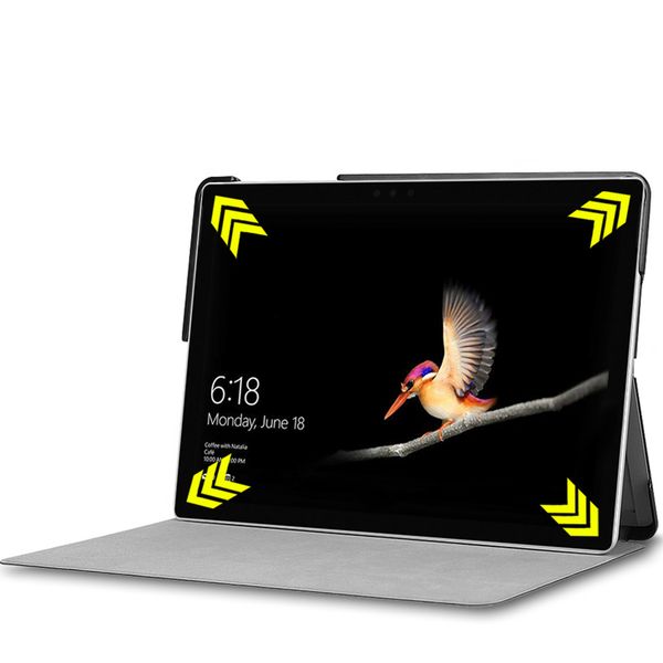 imoshion Coque tablette Trifold Microsoft Surface Go 4 / Go 3 / Go 2 - Dorée