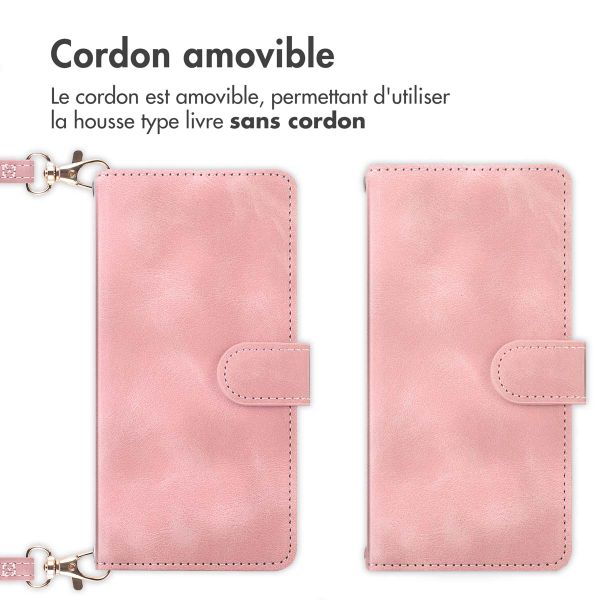 imoshion Etui de télephone portefeuille avec cordon Samsung Galaxy S23 - Rose