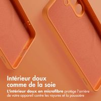 imoshion Coque Couleur avec MagSafe Samsung Galaxy S25 - Neon Orange