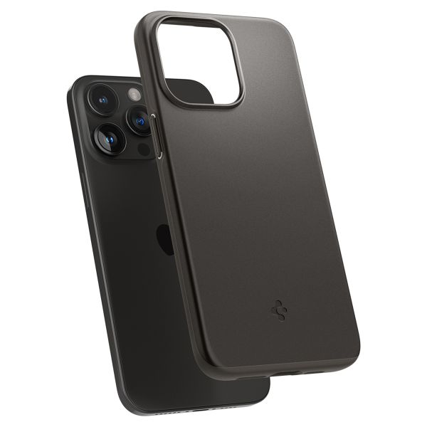Spigen Coque Thin Fit Apple iPhone 15 Pro - Gunmetal