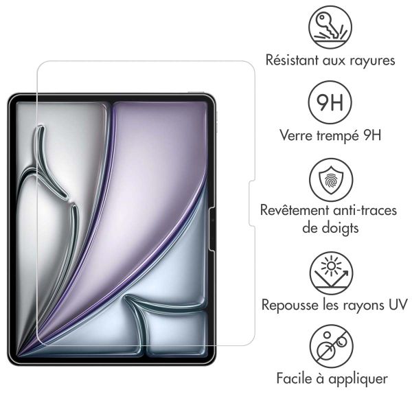 imoshion Protection d'écran en verre trempé iPad Pro 13 (2024) M4 / Air 13 pouces (2024) M2 - Transparent