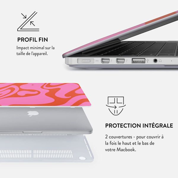 Burga Coque Rigide Apple MacBook Pro 13 pouces (2020 / 2022) - Ride the Wave