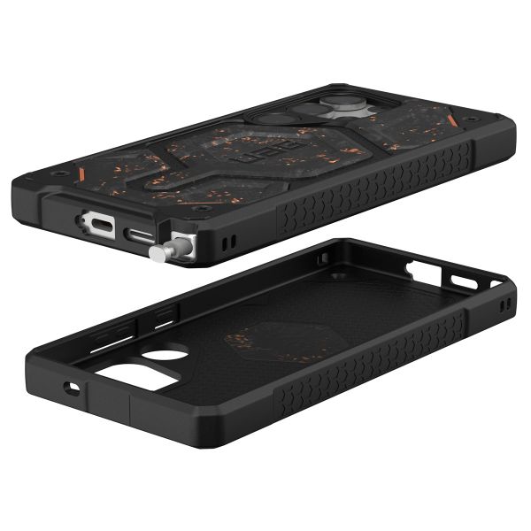 UAG Coque arrière Monarch Pro Samsung Galaxy S25 Ultra - Forged Carbon