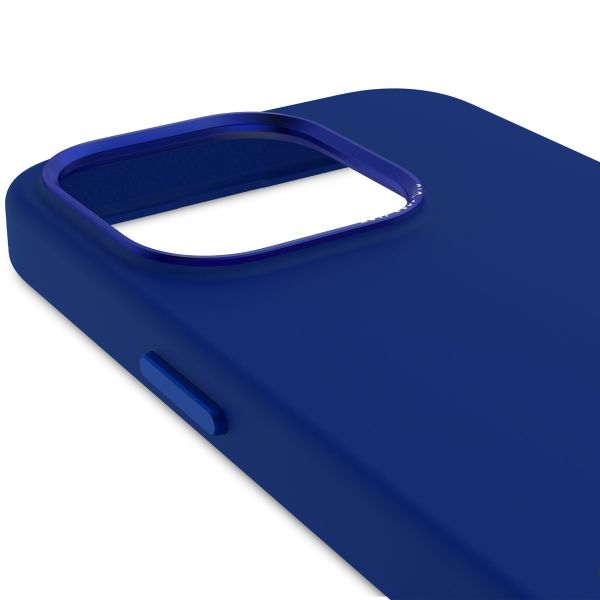 Decoded Coque en silicone MagSafe iPhone 15 Pro - Bleu foncé