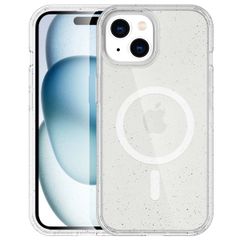 imoshion Coque Sparkle avec MagSafe iPhone 15 - Paillettes Transparent