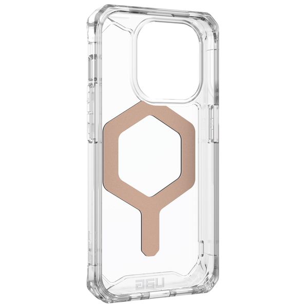 UAG Coque Plyo MagSafe iPhone 15 Pro - Ice / Rose Dorée