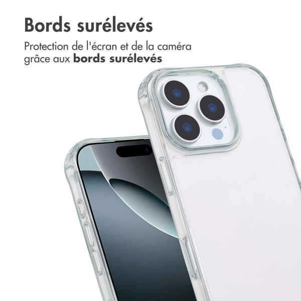 imoshion Coque avec dragonne + bracelet Apple iPhone 16 Pro Max - Perles Cœurs