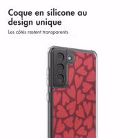 imoshion Coque Design Samsung Galaxy S21 FE - Hearty Coral Dust