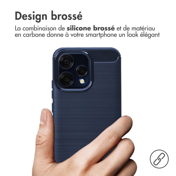 imoshion Coque Brushed Oppo Reno15 F (5G) - Bleu foncé