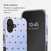 Selencia Coque arrière Vivid avec MagSafe Apple iPhone 16 - Happy Dots Digital Sky