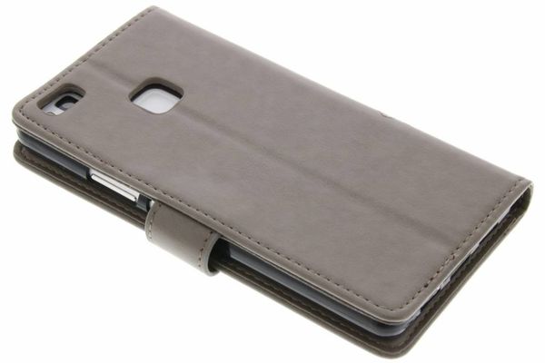 Etui de téléphone Fleurs de Trèfle Huawei P9 Lite - Gris