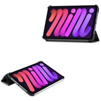 imoshion Coque tablette Trifold Apple iPad Mini 7 (2024) / iPad Mini 6 (2021) - Noir