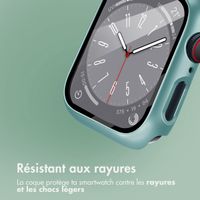 imoshion Coque rigide à couverture complète Apple Watch 7 / 8 / 9 - 41 mm - Vert foncé