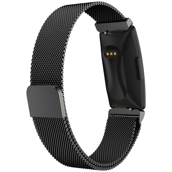 imoshion Milanais Watch bracelet le Fitbit Inspire - Noir