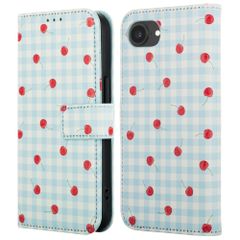 imoshion Étui de télephone portefeuille Design Apple iPhone 17e / 16e - Cherry Check