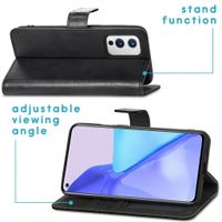 imoshion Étui de télephone portefeuille de luxe OnePlus 9 - Noir