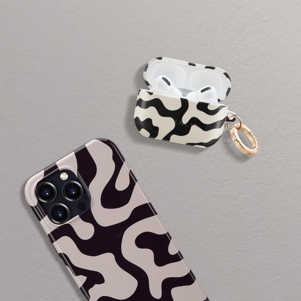 Selencia Coque Vivid Apple AirPods Pro - Art Wave Black