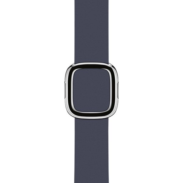 Apple Leather Band Modern Buckle Apple Watch Series 1-9 / SE - 38/40/41 mm / Series 10 - 42 mm - Taille L - Bleu