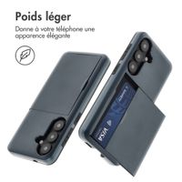 imoshion Coque arrière avec porte-cartes Samsung Galaxy S26 Plus - Bleu foncé